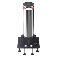Стационарный противотаранный боллард БЛОКПОСТ К4 из нержавеющей стали