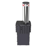 Гидравлический противотаранный боллард БЛОКПОСТ К12 из нержавеющей стали