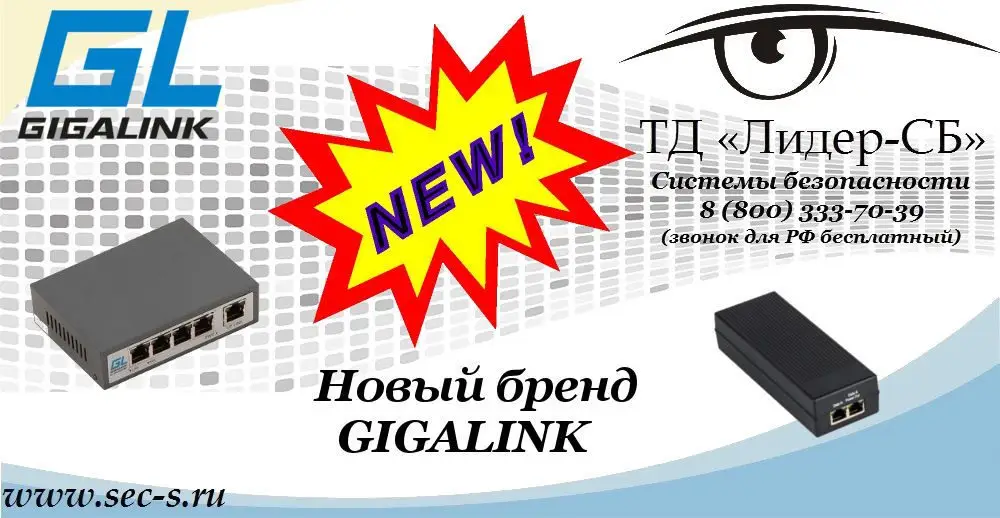 Новый бренд Gigalink в ТД «Лидер-СБ»
Gigalink